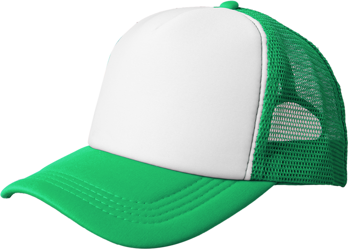 Green trucker hat