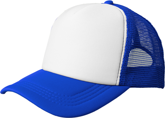 Blue trucker hat